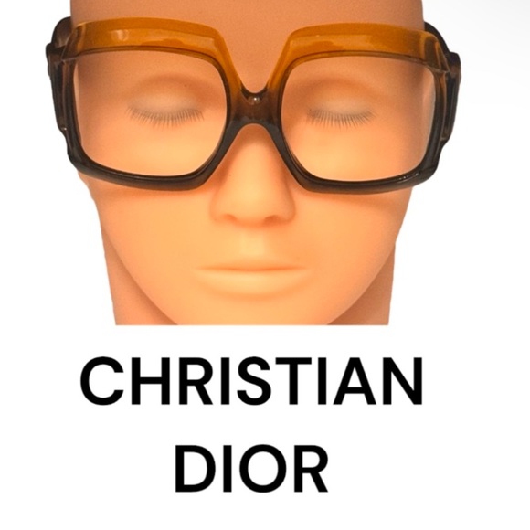 Authentic Christian Dior luxury designer oversized prescription eyeglasses frame - Picture 1 of 13